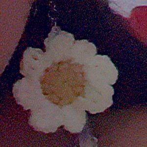 Daisy earrings Crochet Y2K Cute Fairycore